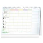 Nástenný aj stolový kalendár 2026 Školský plánovací s háčikom