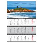Nástenný kalendár 2025 - Pobrežie - Trojmesačný