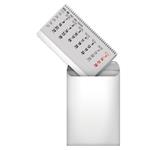 Nástenný kalendár 2026 4-mesačný štandard skládací šedá - so slovenskými menami