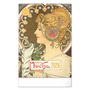 Nástenný kalendár 2026 Alfons Mucha