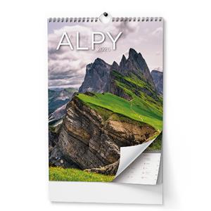 Nástenný kalendár 2026 Alpy