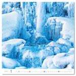 Nástenný kalendár 2026 - Aqua