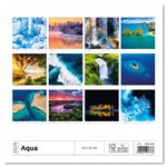 Nástenný kalendár 2026 - Aqua