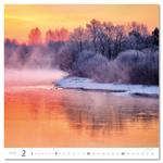 Nástenný kalendár 2026 - Aqua