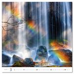 Nástenný kalendár 2026 - Aqua