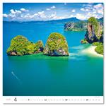 Nástenný kalendár 2026 - Aqua