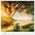 Nástenný kalendár 2026 - Aqua