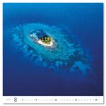 Nástenný kalendár 2026 - Aqua