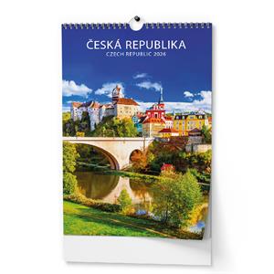 Nástenný kalendár 2026 Česká republika