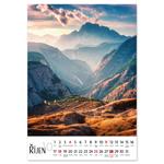 Nástenný kalendár 2026 český Hory