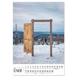 Nástenný kalendár 2026 český Hory