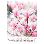 Nástenný kalendár 2026 český Kvety