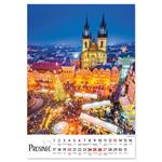 Nástenný kalendár 2026 český Praha