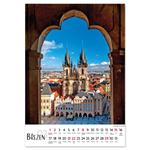 Nástenný kalendár 2026 český Praha
