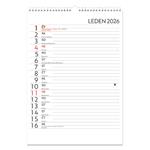 Nástenný kalendár 2026 český Štrnásťdňový