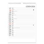 Nástenný kalendár 2026 český Štrnásťdňový