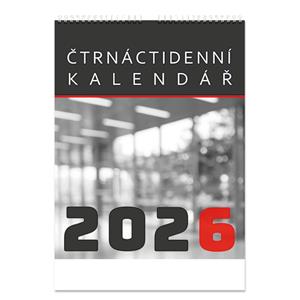 Nástenný kalendár 2026 český Štrnásťdňový