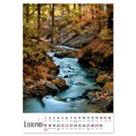 Nástenný kalendár 2026 český Voda