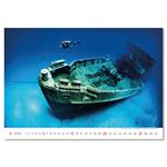 Nástenný kalendár 2026 - Deep Blue