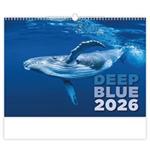 Nástenný kalendár 2026 - Deep Blue