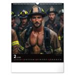 Nástenný kalendár 2026 Dreamy Firefighters