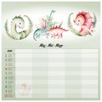 Nástenný kalendár 2026 - Family Planner