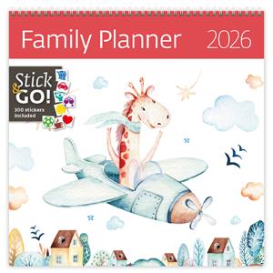 Nástenný kalendár 2026 - Family Planner