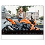 Nástenný kalendár 2026 Girls & Bikes