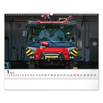 Nástenný kalendár 2026 Hasičské vozidlá