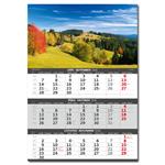 Nástenný kalendár 2026 - Hory – 3-mesačné