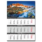 Nástenný kalendár 2026 - Hory – 3-mesačné