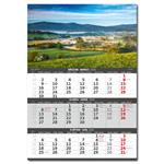 Nástenný kalendár 2026 - Hory – 3-mesačné