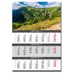 Nástenný kalendár 2026 - Hory – 3-mesačné