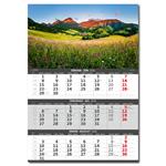 Nástenný kalendár 2026 - Hory – 3-mesačné