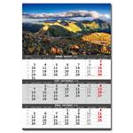 Nástenný kalendár 2026 - Hory – 3-mesačné