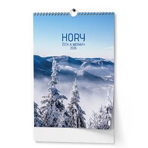 Nástenný kalendár 2026 Hory Čiech a Moravy