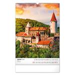 Nástenný kalendár 2026 Hrady a zámky