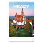 Nástenný kalendár 2026 Hrady a zámky
