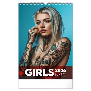 Nástenný kalendár 2026 Inked Girls
