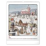 Nástenný kalendár 2026 Josef Lada