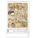 Nástenný kalendár 2026 Josef Lada