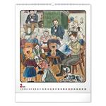 Nástenný kalendár 2026 Josef Lada