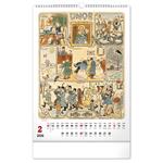 Nástenný kalendár 2026 Josef Lada