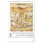 Nástenný kalendár 2026 Josef Lada