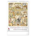 Nástenný kalendár 2026 Josef Lada