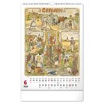 Nástenný kalendár 2026 Josef Lada