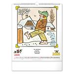 Nástenný kalendár 2026 Josef Lada - Riekanky