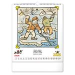 Nástenný kalendár 2026 Josef Lada - Riekanky