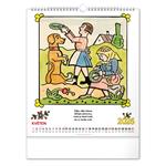 Nástenný kalendár 2026 Josef Lada - Riekanky