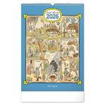 Nástenný kalendár 2026 Josef Lada